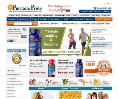 Puritans Pride Vitamins & Nutritional Supplements