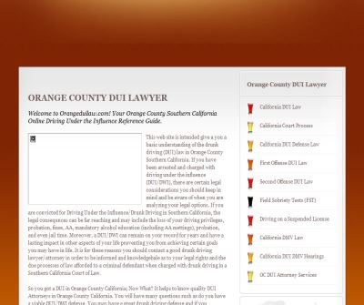 Orange County DUI Attorney