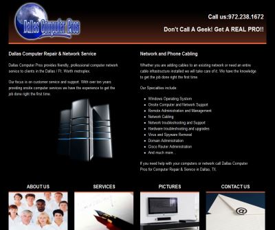 Home :: Dallas Network Service - Dallas Computer Repair - Datalink Network Solutions ::