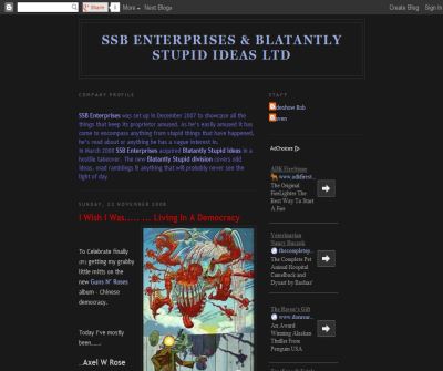 SSB Enterprises & Blatantly Stupid Ideas Ltd