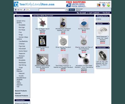 YourHolyLandStore - Jewish and Kabbalah Jewelry
