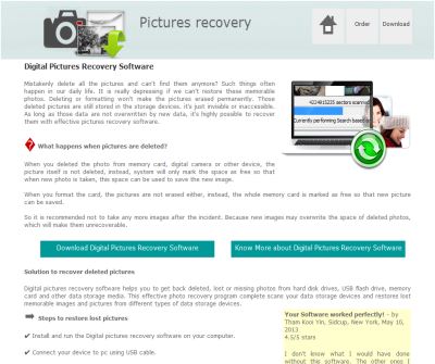 recover digital camera pictures