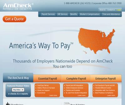 Payroll Services, Payroll Outsourcing, Online Payroll Service, HRIS Solutions by AmCheck