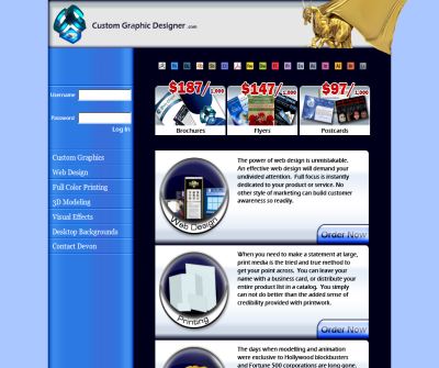 Custom Graphics - Desktop Backgrounds, Brochure Design, Creative Graphic Design