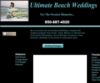 Beach weddings : Destin Beach Weddings : Gulf Shores beach weddings : Panama city beach weddings: Destin Wedding