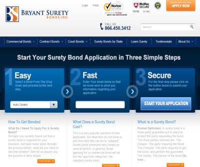 Surety Bond - Bryant Surety Bonds - A Surety Bonding Company