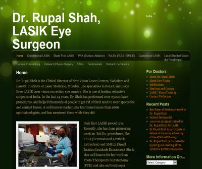 Dr. Rupal Shah, LASIK Laser Eye Surgery in India