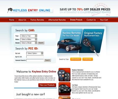 Aftermarket automotive keyless entry remotes