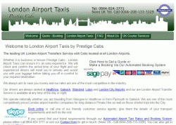 London Airport Taxis - Prestige Cabs Heathrow Airport Transfers, Gatwick, Stansted, Luton & City Airports