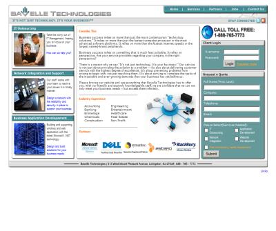 Bavelle Technologies Livingston New Jersey Computer Services, Network Support, Programming, Web Design