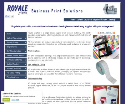 Print Solutions | Royale Graphics business stationery suppliers also offering print management