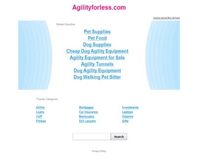 Dog Agility Equipment by Agility For Less