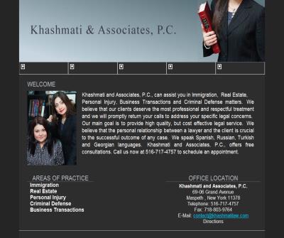 khashmatilaw.com | Queens, New York Immigration, Real Estate, Personal Injury & Family Law | Home Page
