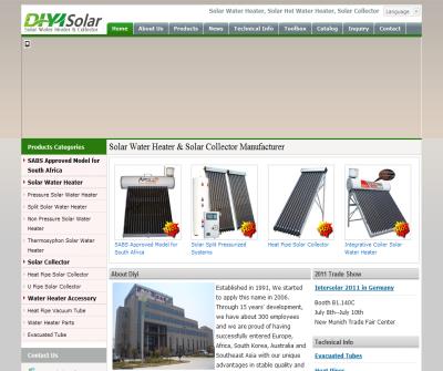 Solar Water Heaters, Solar Water Heater, Solar Hot Water Heater | Diyi Solar