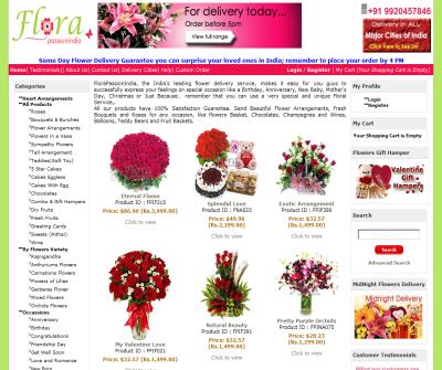 Send Flowers,Cakes & Gifts to India. Mumbai ,Bangalore,Delhi Online Florists