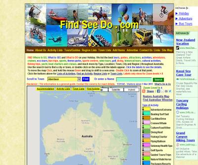 Australian Holiday Tours, Attractions, Activities, Guides - Find What to See and Do