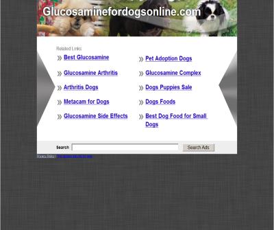 Glucosamine For Dogs, Dog Chondroitin, Safe Pain Relief, Dosages