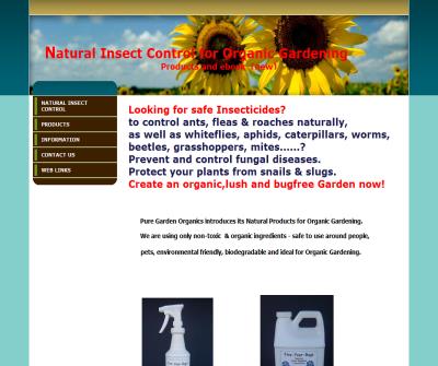 Pure Garden Organics - Natural Pesticides
