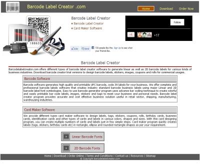Barcode label creator software generate barcodes images maker design print stickers price tags
