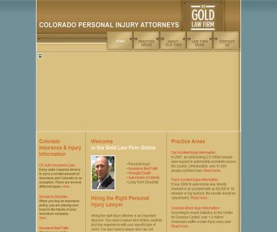 Colorado Insurance and Injury Attorney Greg Gold, Personal Injury, Insurance Bad Faith, and Wrongful Death Lawyer.