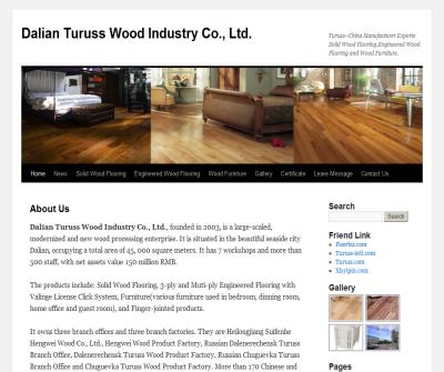 Turuss Wood Industry Co.,Ltd.--Manufacturer of solid wood flooring,engineered flooring and wood furniture.
