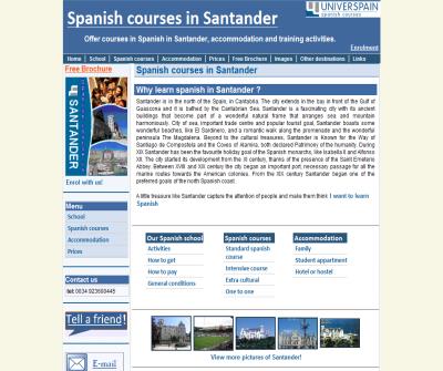 Spanish courses in Santander. Spanish school in Santander
