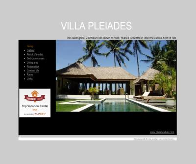 Villa Pleiades for rent Ubud Bali