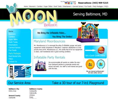 Baltimore Moonbounce Rentals - Party Rental in Baltimore, MD