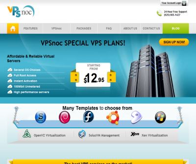 VPS NOC | VPS Hosting | Reliable VPS | Unmanaged VPS Hosting | Cheap VPS Servers