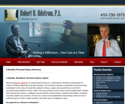 Welcome | Robert D. Ahlstrom, PA | 