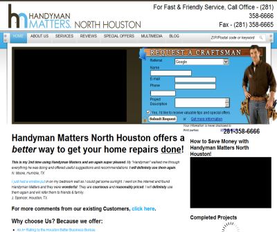         Handyman Matters Kingwood / N. Houston - Reliable, Professional Handyman Services. 