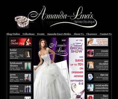 Amanda-Lina's - Wedding Dresses, Bridal Gowns, Bridal Accessories, Bridesmaid Dresses, Evening  Prom Dresses |serving Toronto and Woodbridge