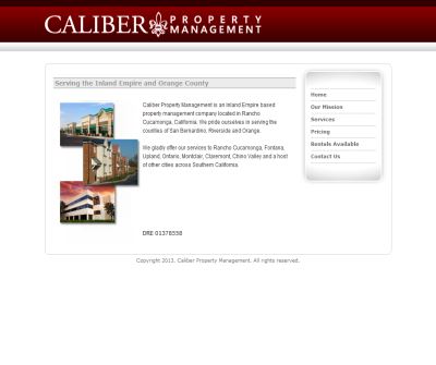 Caliber Property Management -- Serving the Inland Empire and Orange County