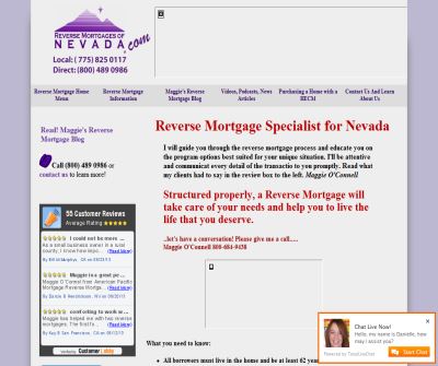 Reverse Mortgage of Nevada -The best place in Nevada to get your HECM reverse mortgage!