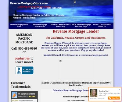 Reverse Mortgage Store -The Best place in California to get your reverse mortgage!