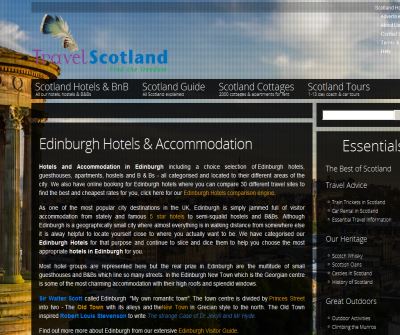 Edinburgh Hotels ~ Hotels in Edinburgh ~ Cheap Accommodation