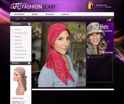 Cancer Gift Headwear and Scarves, Chemo Fashion Scarf™