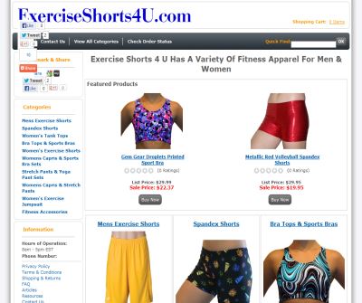 Men's and Women's Fitness Apparel
