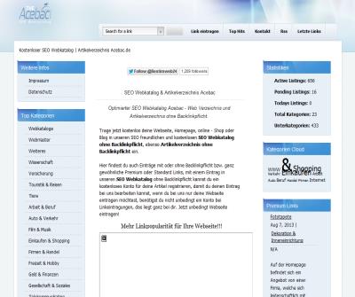 Arbeit & Beruf Webkatalog Acebac.de