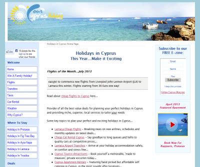 Dispensing Info on Holidays in Cyprus