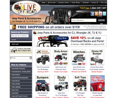 Live Offroad - CJ and Wrangler Parts & Accessories