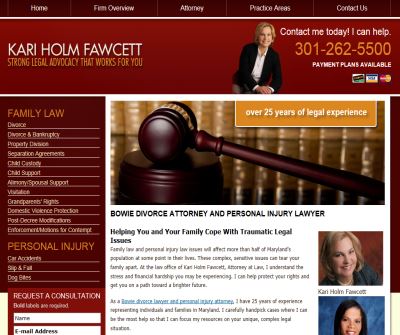 Bowie Maryland MD Family Law Divorce Lawyer | Personal Injury Car Accident Attorney