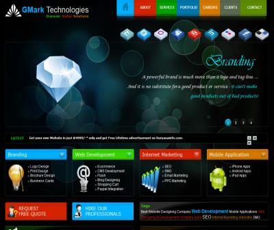 Gmark Technologies- GMark Technologies is Quality Website Design and development Company in Ambala,webdesign  for India 