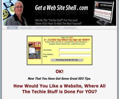 Blank Website Shell