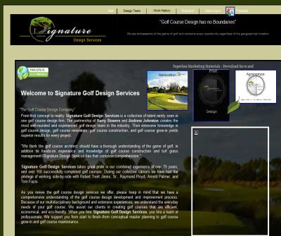 Signature Golf Design Services