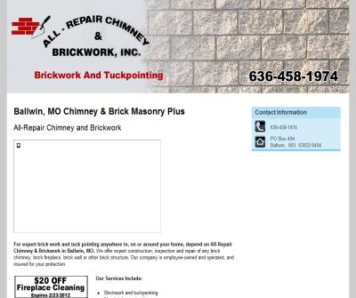 All-Repair Chimney & Brickwork, inc