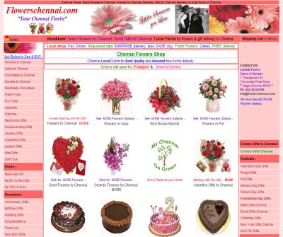 Send Flowers: Chennai Florist: Chennai Flower Gift Shop: Gifts 