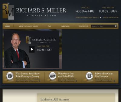 Baltimore DUI Lawyer, Richard S. Miller