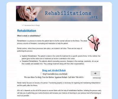 Rehab, Rehabilitation, Drug Rehab, Rehab Centers