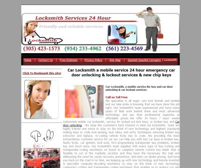 Car Locksmith a mobile service 24 hour car door unlocking and new chip key